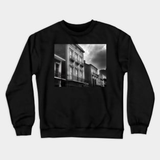 522 Bourbon Street In Black And White Crewneck Sweatshirt